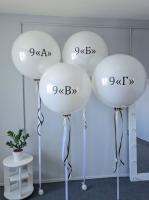 Большой шар с надписью на выпускной