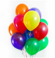 Шар без рисунка металлик 