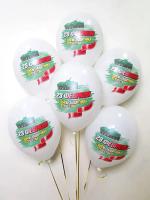 Белый шарик с рисунком