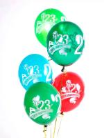 Шарик на 23 февраля с рисунком