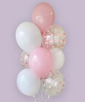 Нежный фонтан из шаров