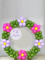 Фотозона из шаров на 8 марта