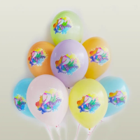 Пастельные шарики с рисунком