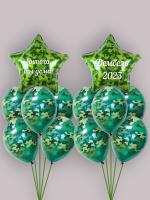 Фонтан на дембель из шаров камуфляж